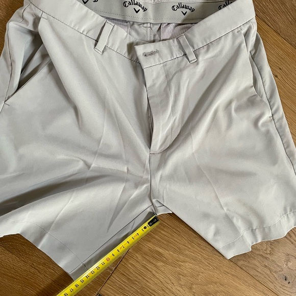 Men’s size 32 Callaway Golf Shorts Light Gray - Picture 8 of 11